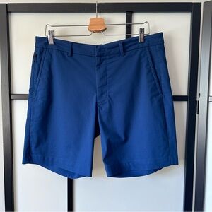 [36] Kit and Ace Men’s Navigator Short Bold Blue Hybrid Tech Short w/Zip Pockets